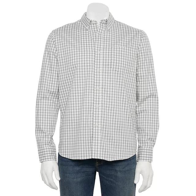 Mens Sonoma Goods For Life Long Sleeve Perfect Length Button-Down Shirt Product Image