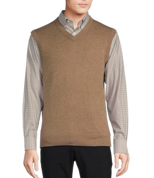 Daniel Cremieux Signature Label Supima Cashmere Quilted Sweater Vest Product Image