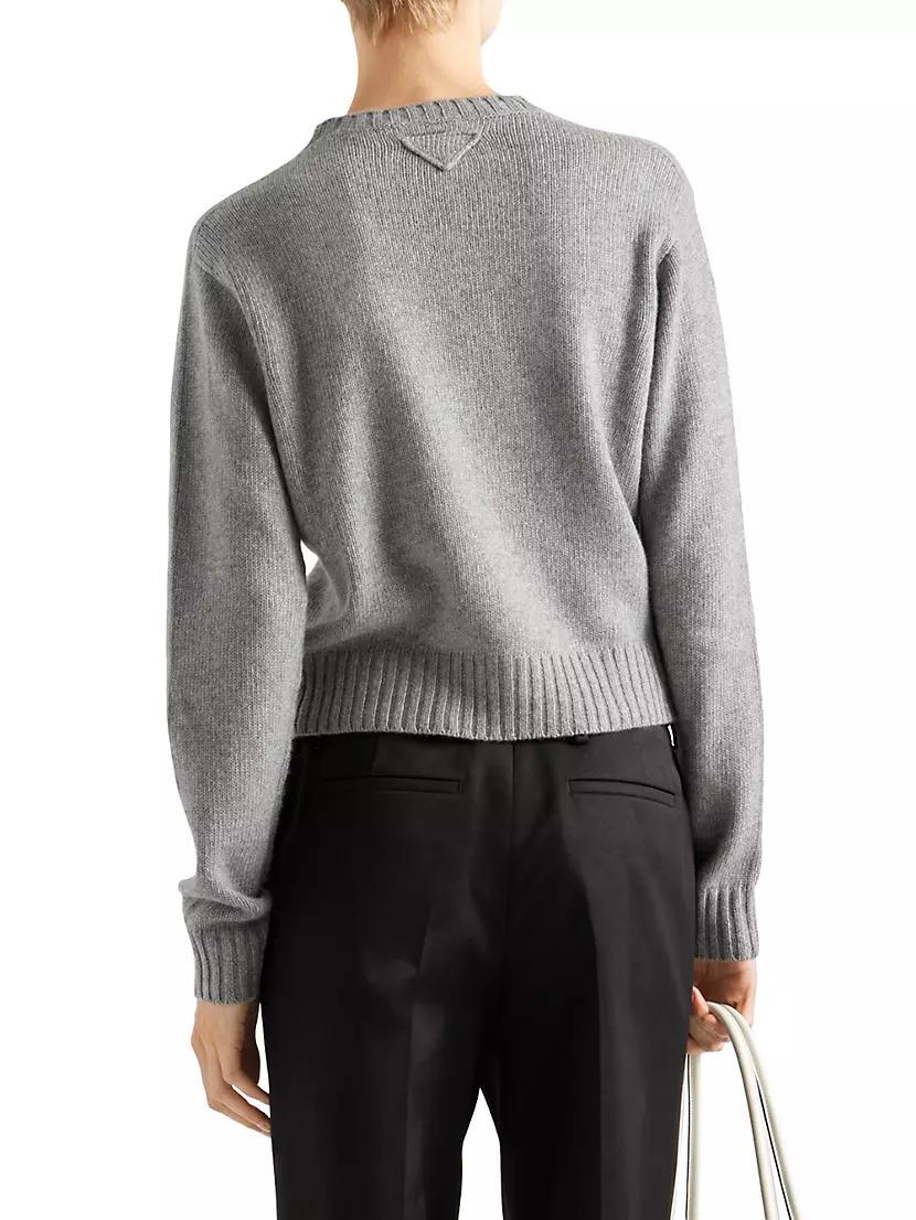 Ribbed Knit Cashmere Sweater Product Image