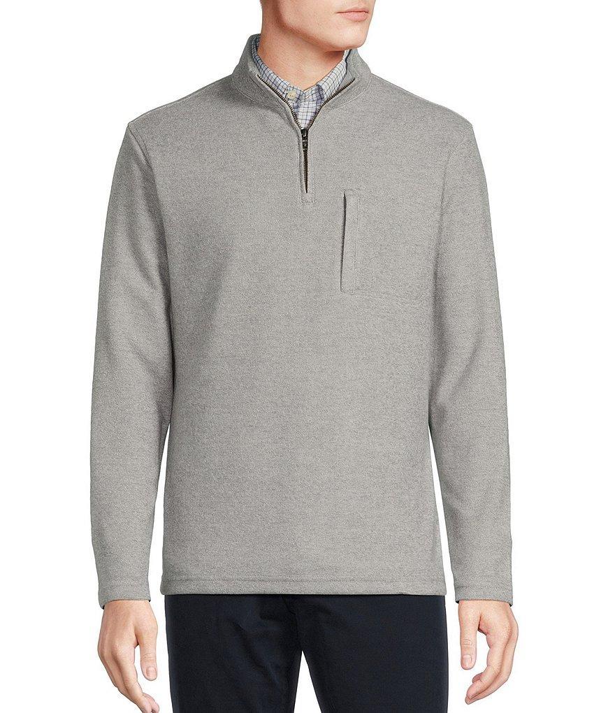 Cremieux Blue Label Fleece Quarter-Zip Sweater Product Image