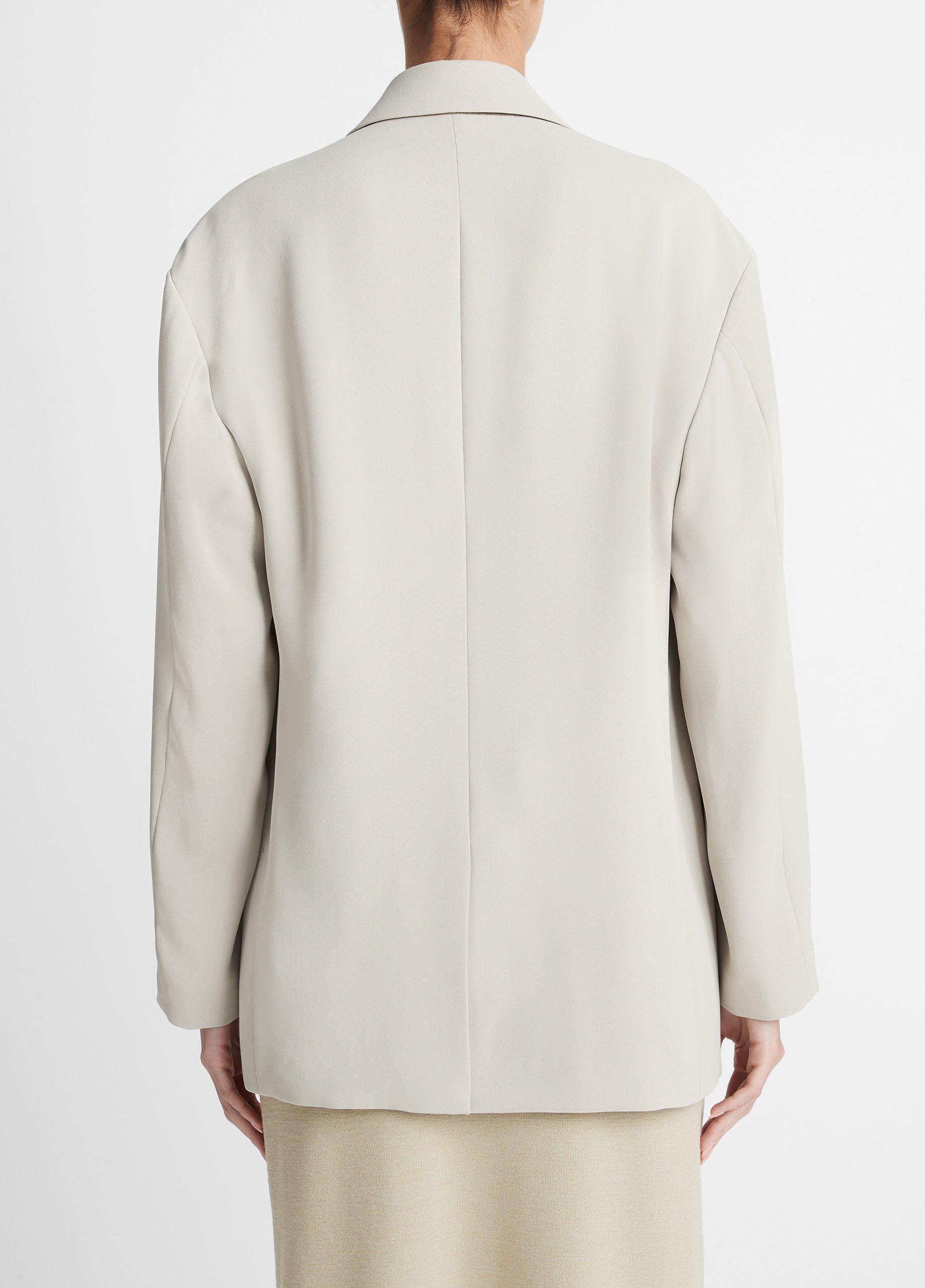 Crepe Double-Breasted Blazer Product Image