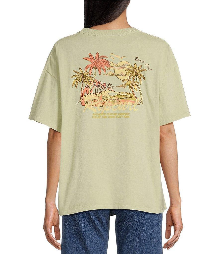 Rip Curl La Quinta Cropped Graphic T-Shirt Product Image