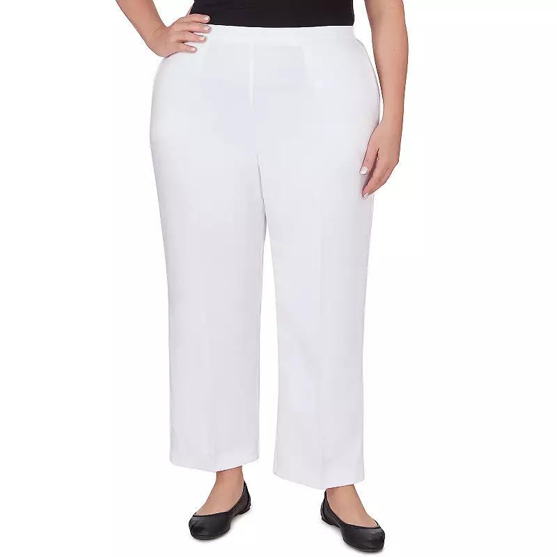 Plus Size Alfred Dunner Twill Short Length Pants, Womens Product Image