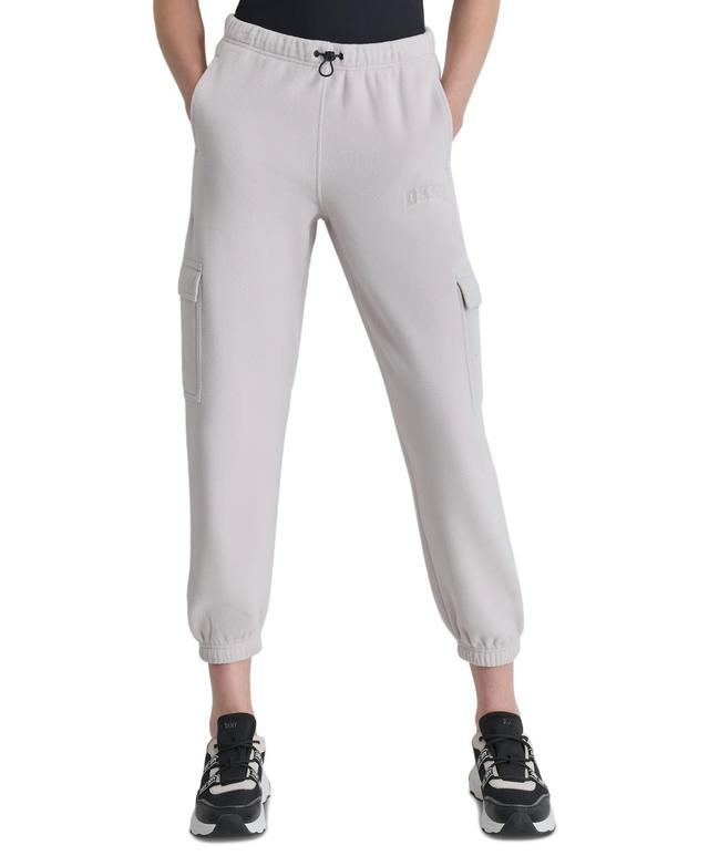 Dkny Sport Womens Tech Fleece Cargo Joggers Product Image