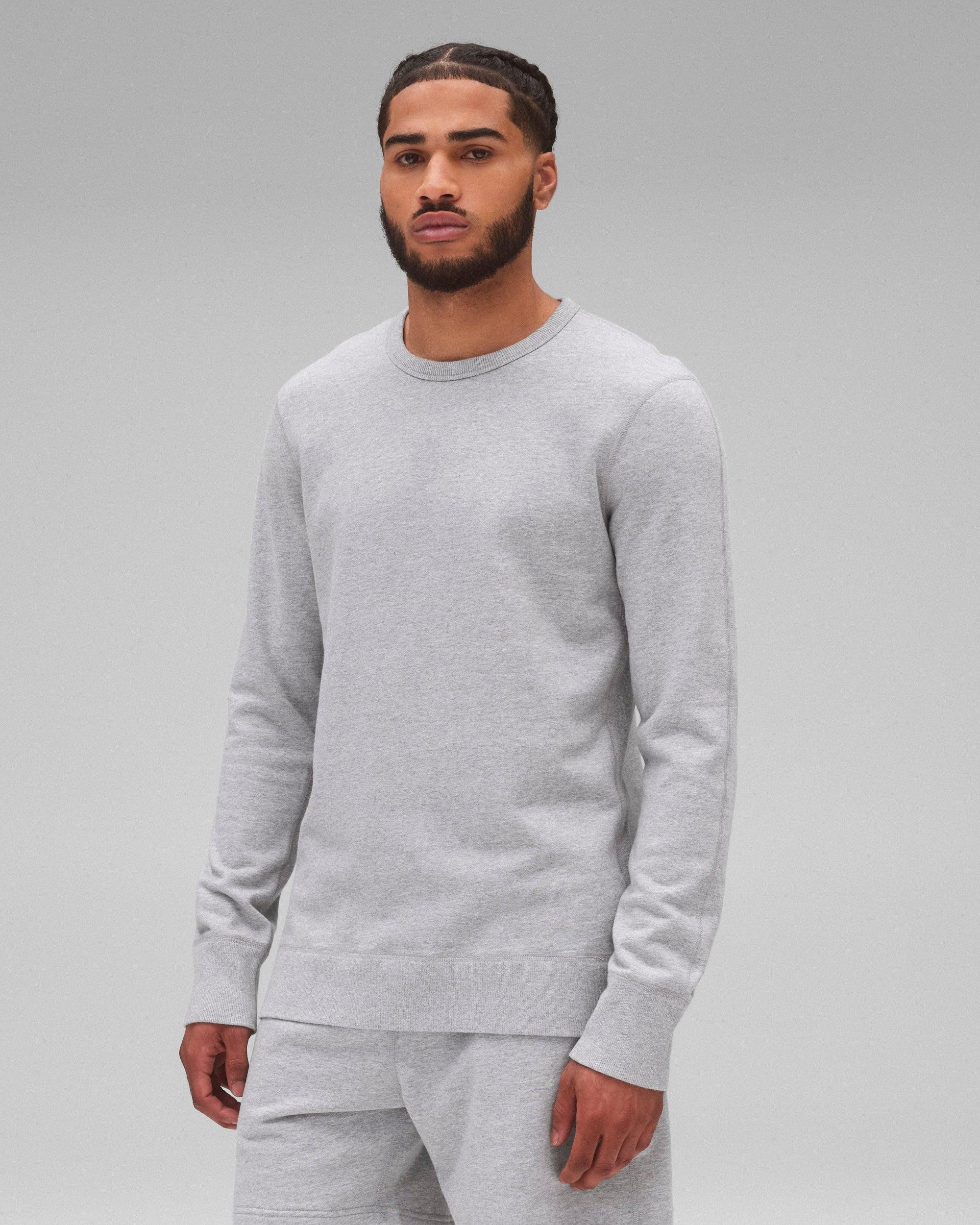 Midweight Terry Slim Crewneck Male Product Image