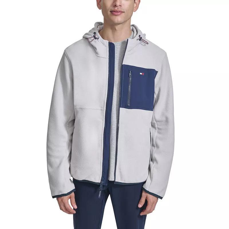 Mens Tommy Hilfiger Fleece Hooded Jacket Product Image