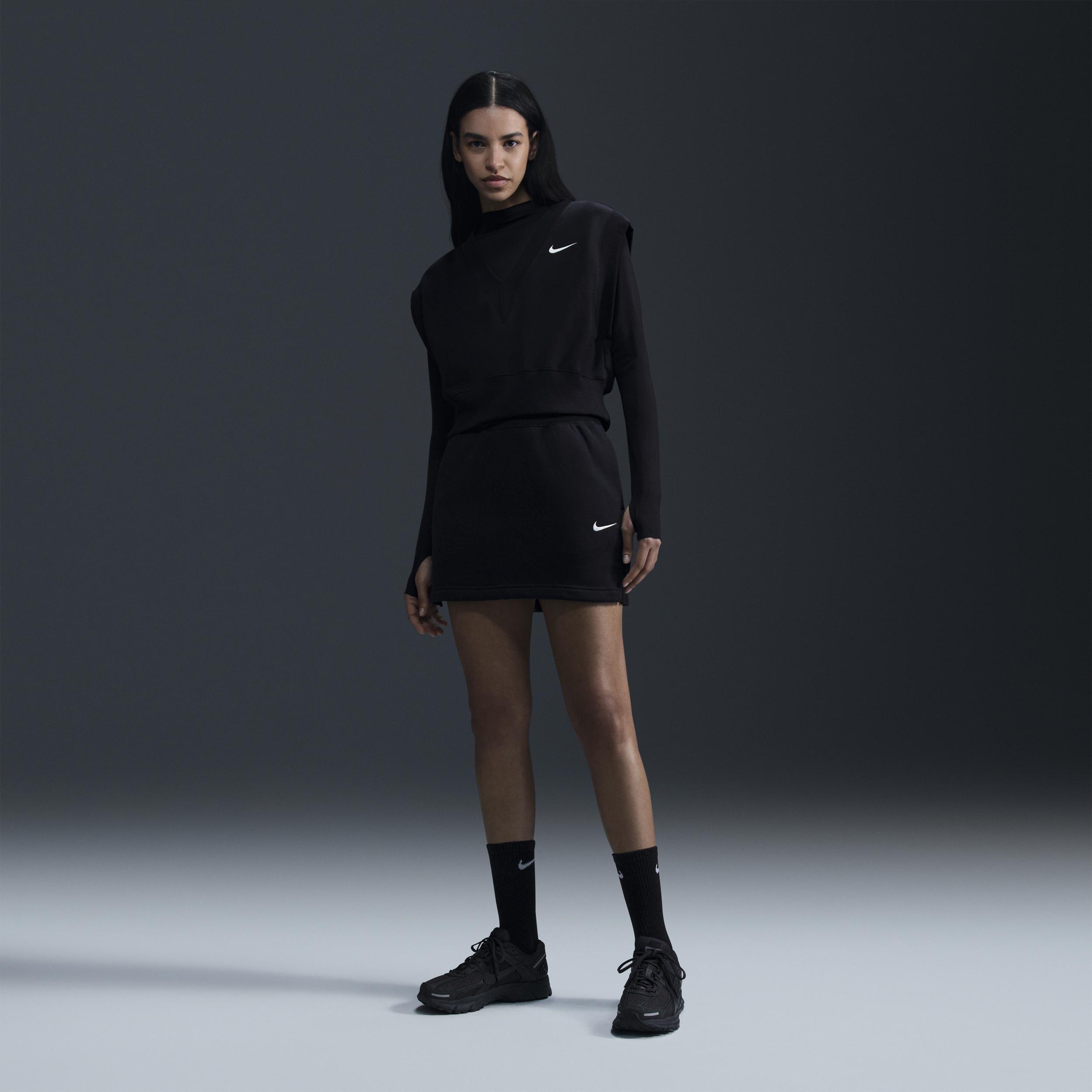 Womens Nike Sportswear Phoenix Fleece Slim Mini Skirt Product Image