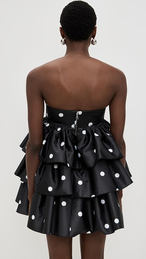 ROTATE Satin Ruffle Dress | Shopbop Product Image