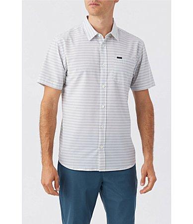 ONeill Traveler UPF Traverse Striped Short Sleeve Woven Shirt Product Image