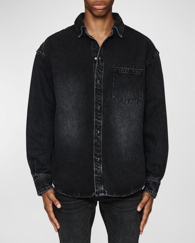 Mens Oversized Western Shirt Product Image