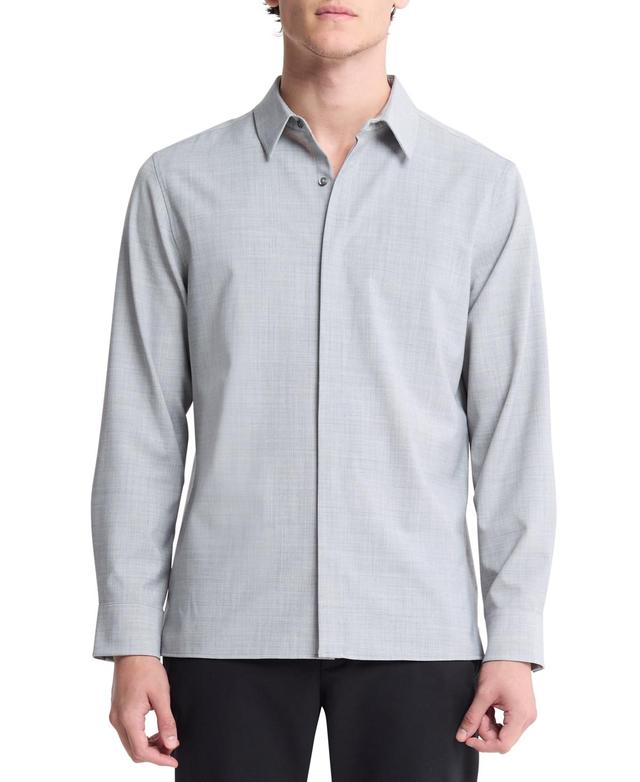 Calvin Klein Mens Classic-Fit Button-Down Shirt Product Image