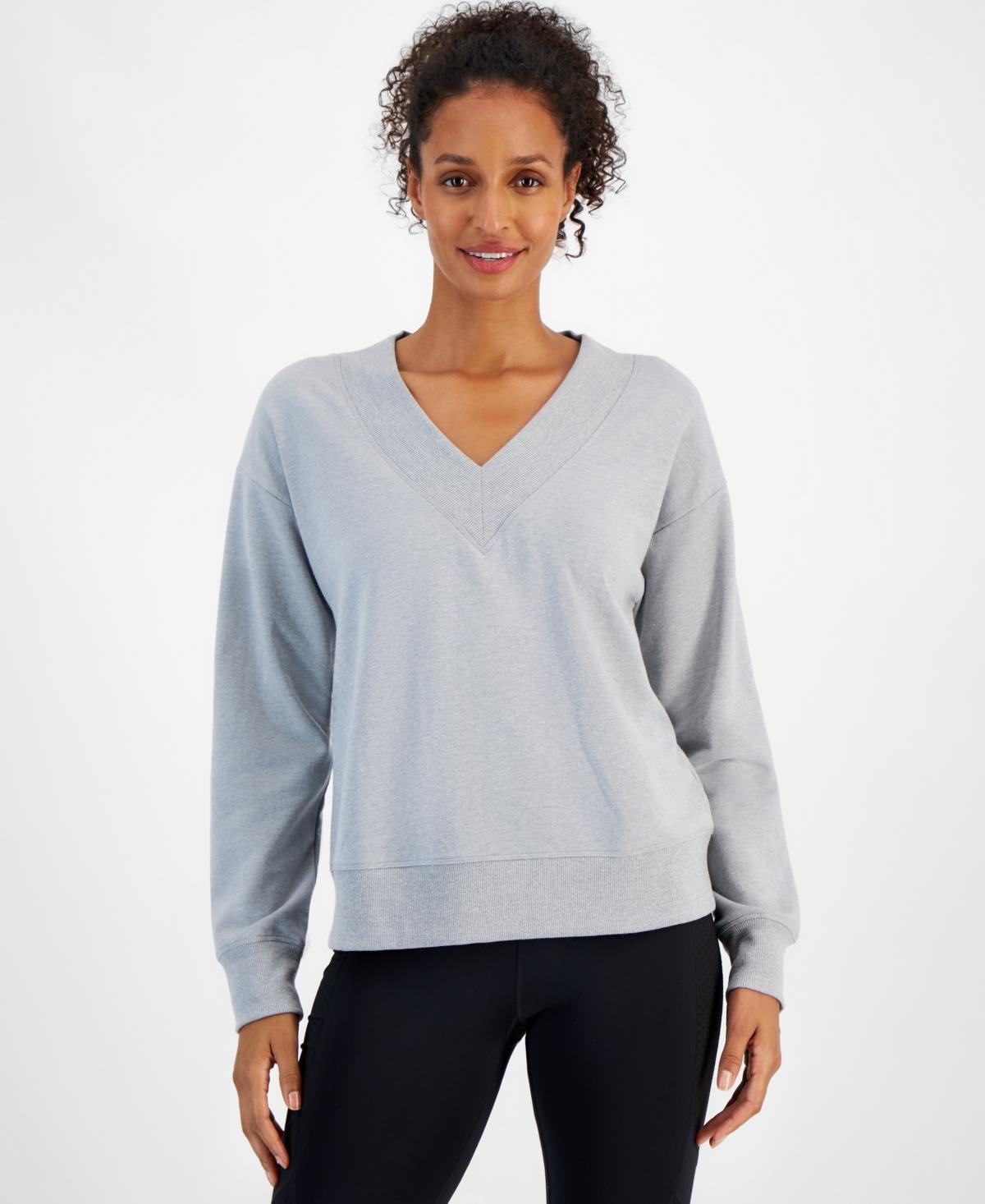 Id Ideology Womens Fleece V-Neck Sweatshirt, Created for Macys Product Image