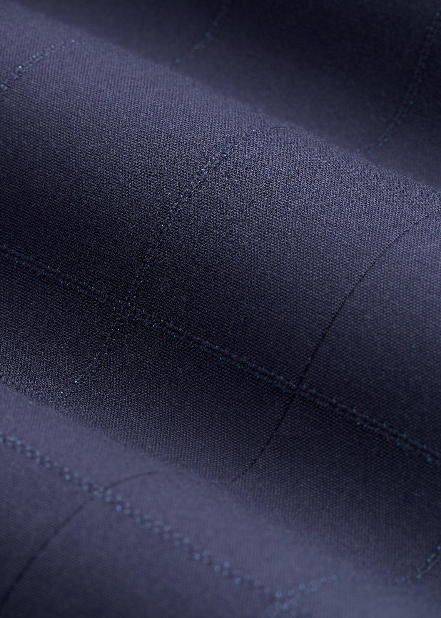 Suit Trousers for Tall Men in Blue Windowpane Product Image