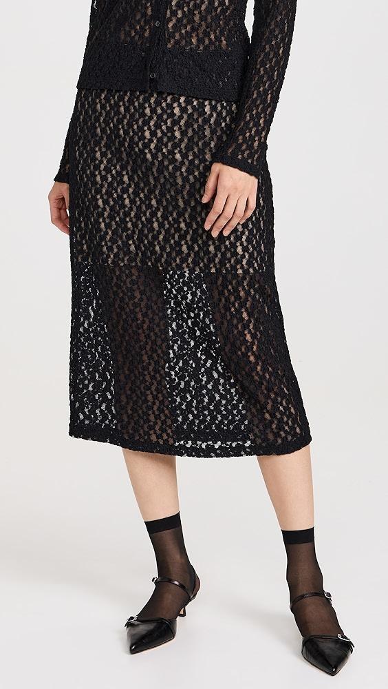 Vince Floral Smocked Skirt | Shopbop Product Image