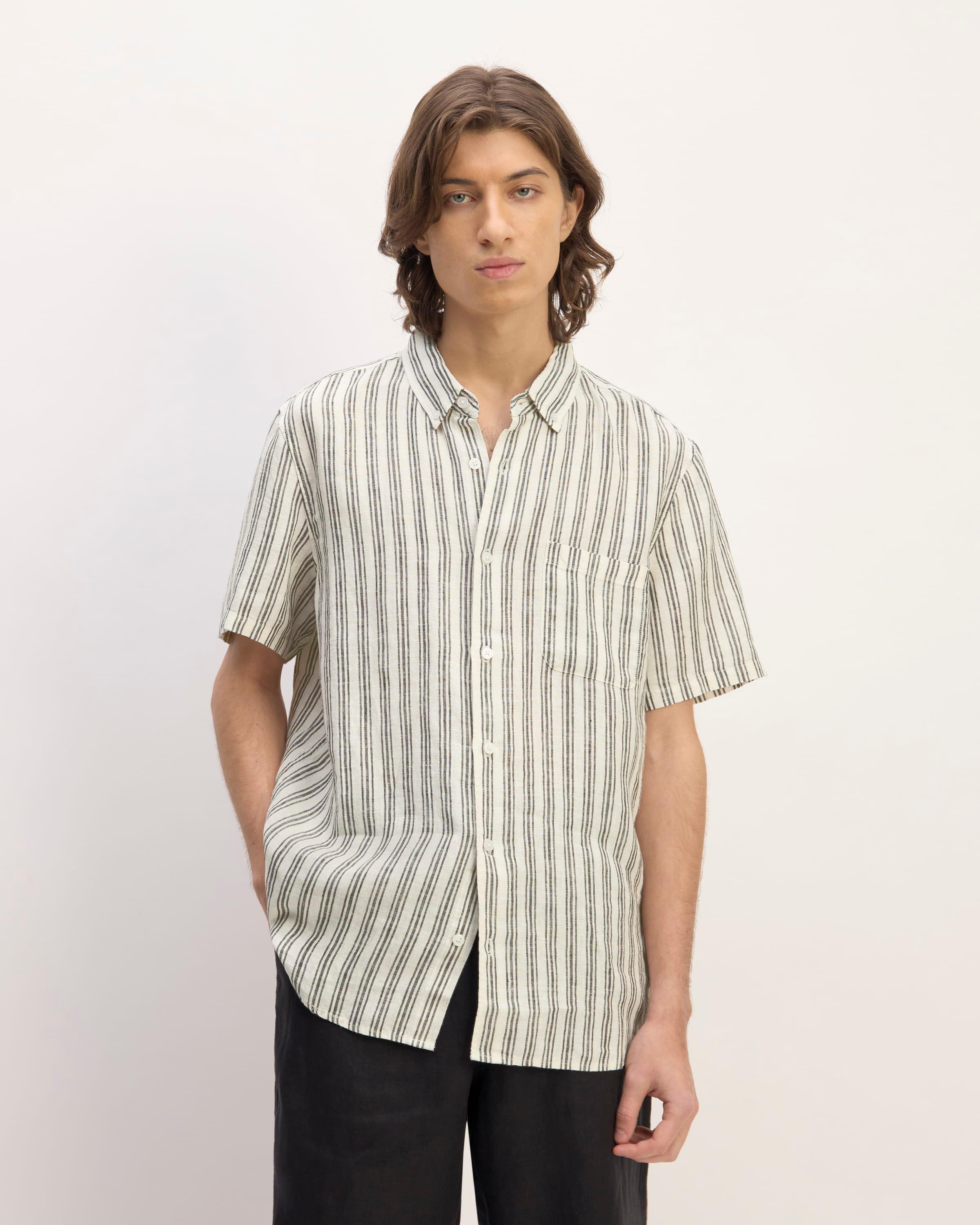 The Linen Short-Sleeve Standard Fit Shirt Product Image