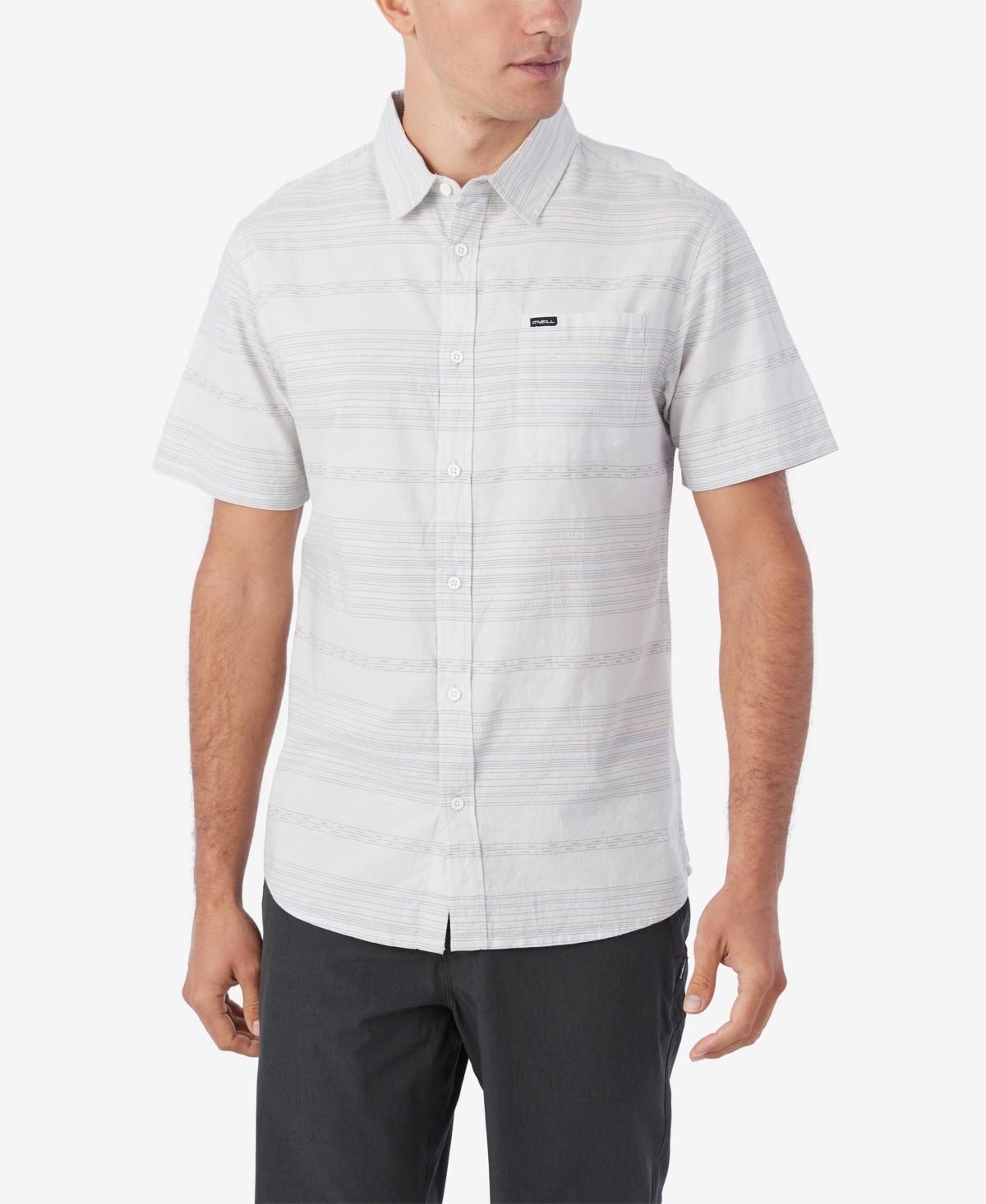 ONeill Seafarer Stripe Short Sleeve Button-Up Shirt Product Image