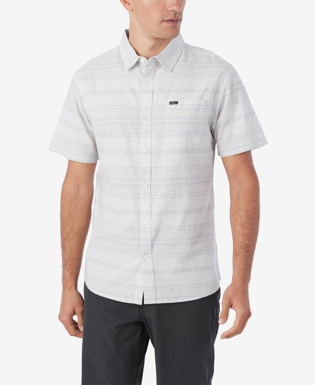 ONeill Mens Seafaring Stripe Short Sleeve Standard Shirt Product Image