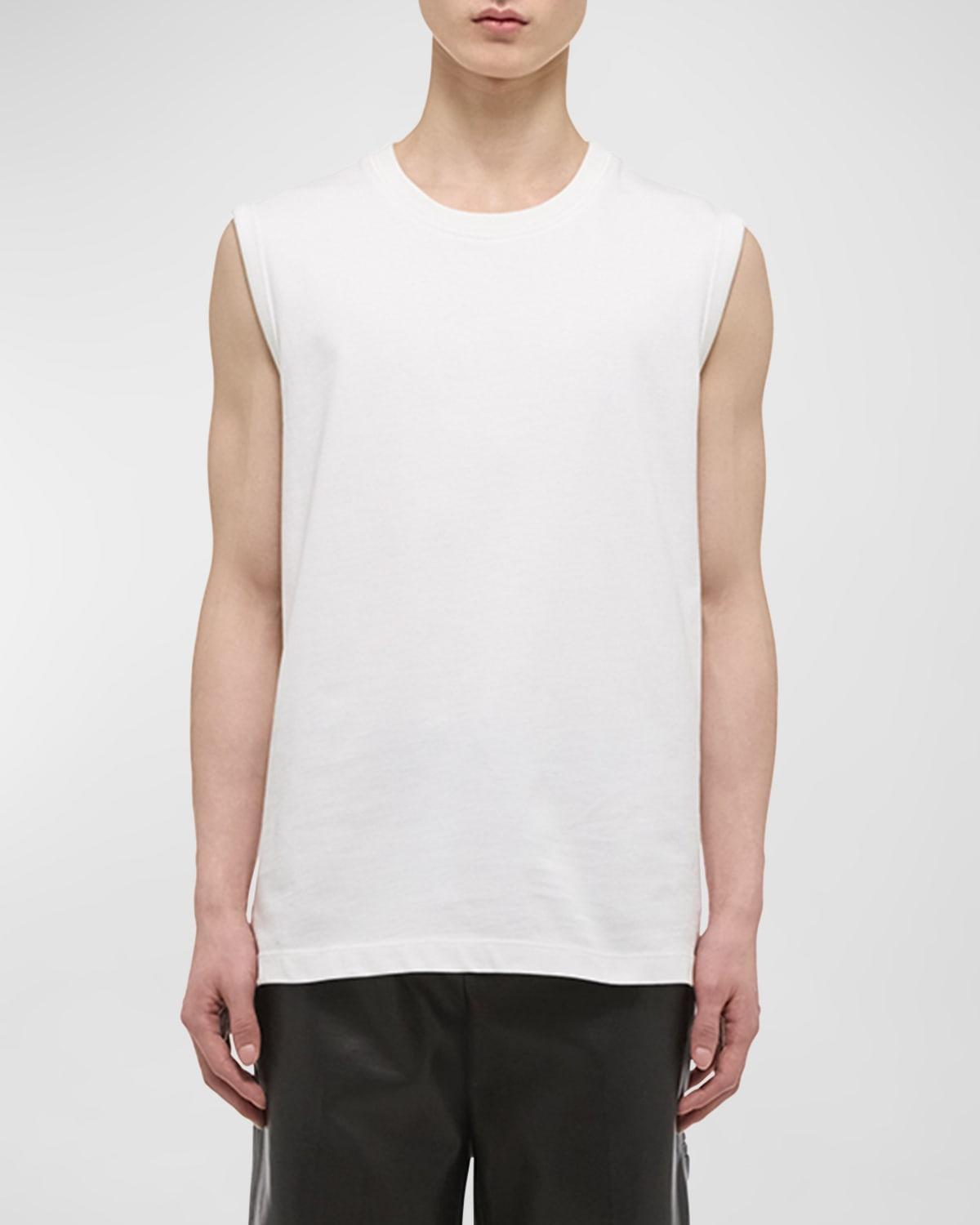 Mens Cotton Logo Muscle Tank Top Product Image