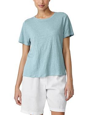 Eileen Fisher Crew Neck Short Sleeve Tee Women's Clothing Product Image