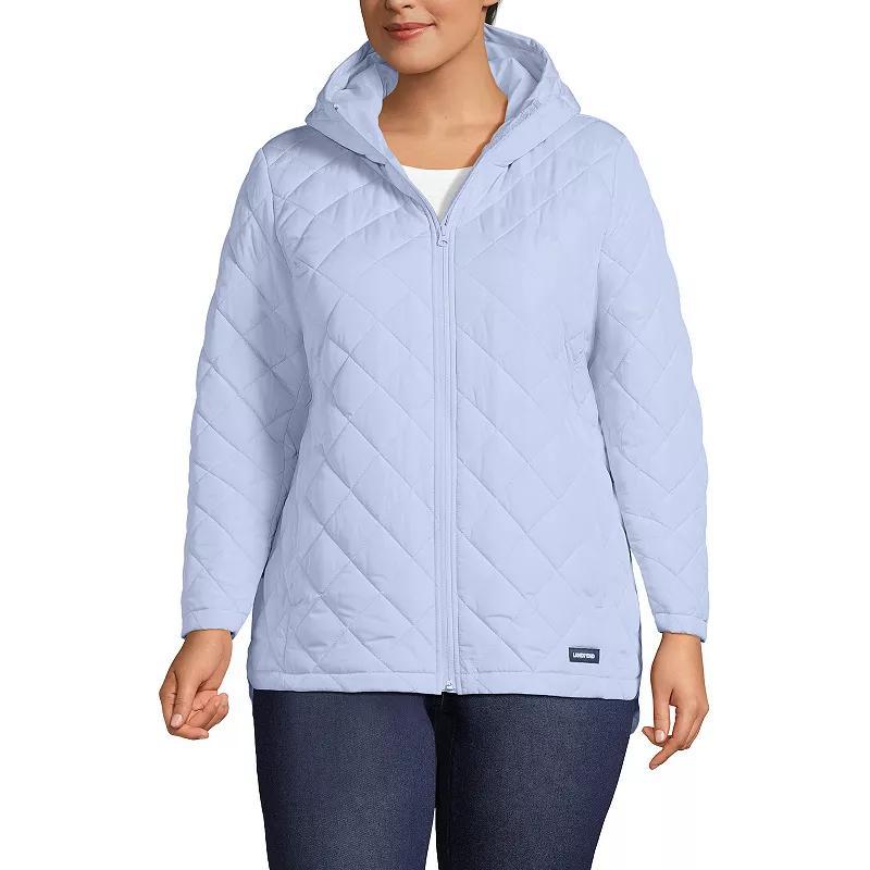 Plus Size Lands End Insulated Jacket, Womens Black Product Image