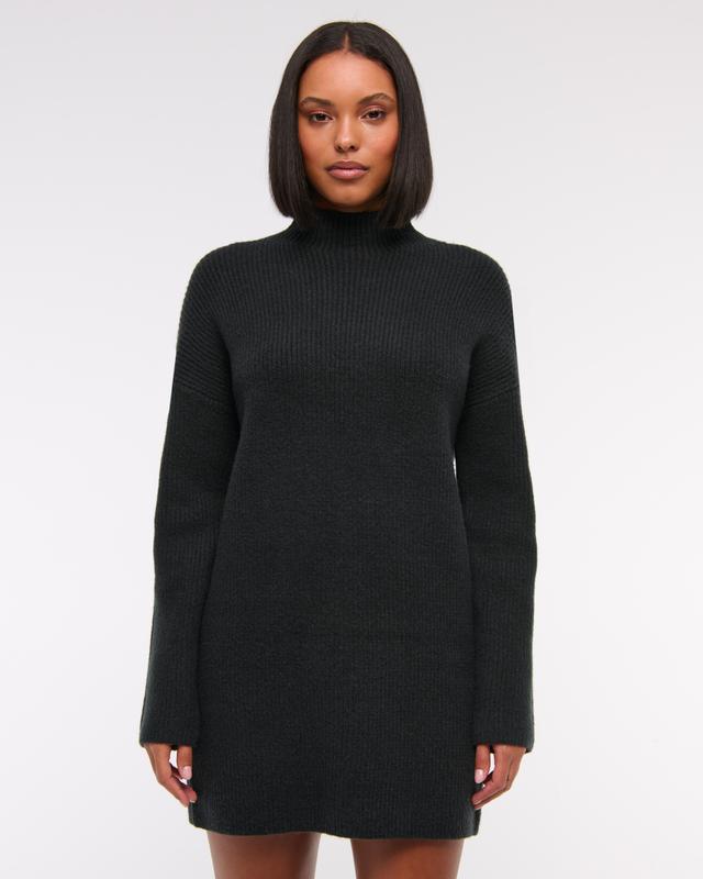 Easy Mockneck Mini Sweater Dress Product Image