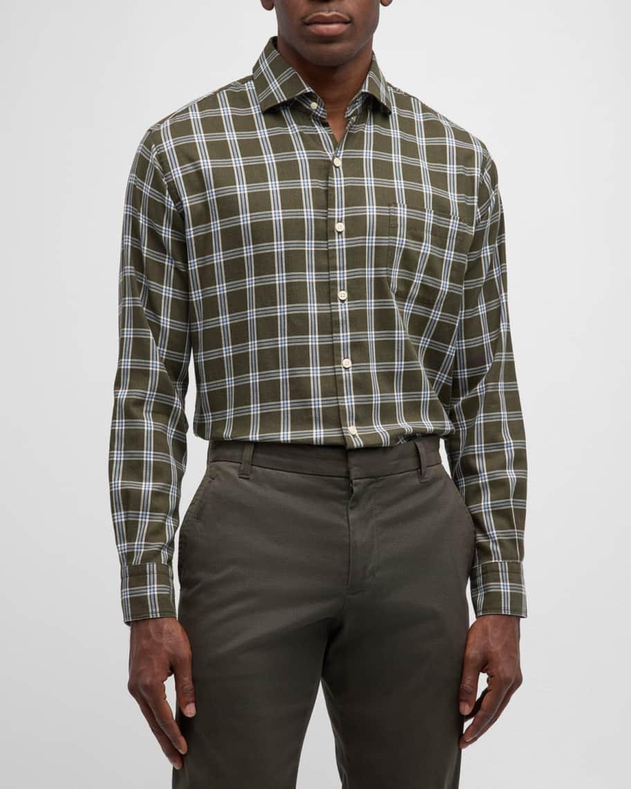 Mens Vernon Flannelite Check Sport Shirt Product Image