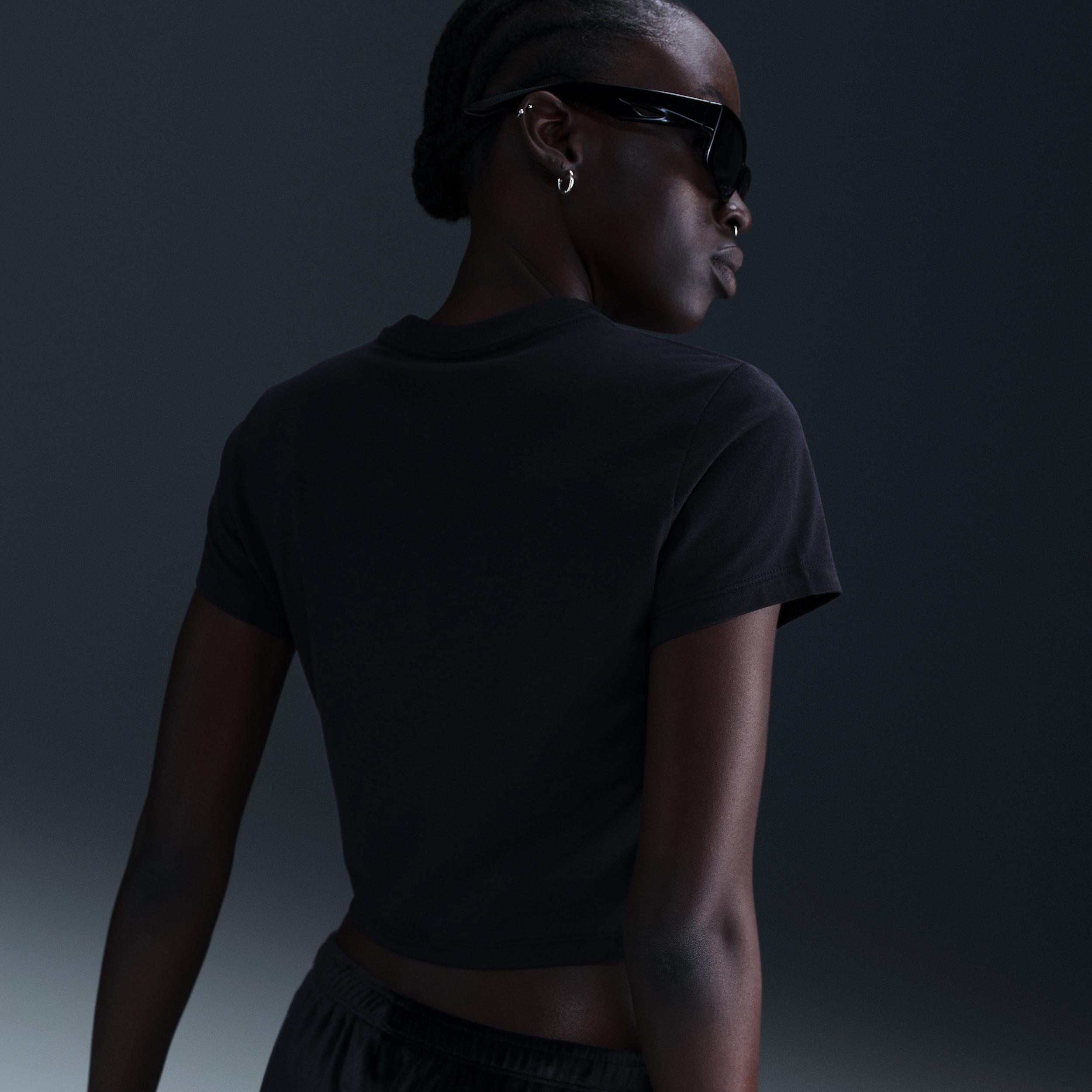 Women's Nike Sportswear Chill Knit Slim Cropped T-Shirt Product Image