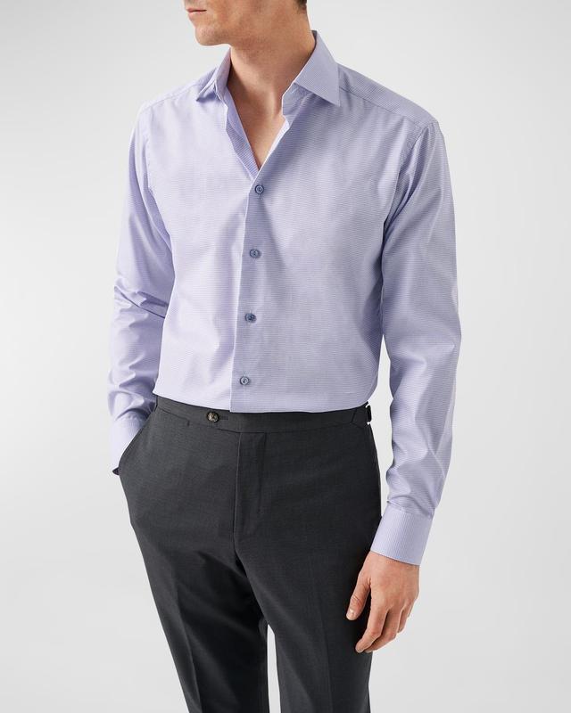 Mens Contemporary Fit Elevated Pique Dress Shirt Product Image