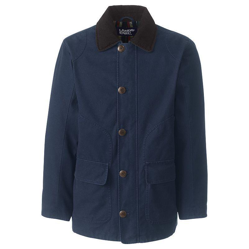 Mens Lands End Barn Coat Classic Blue Product Image