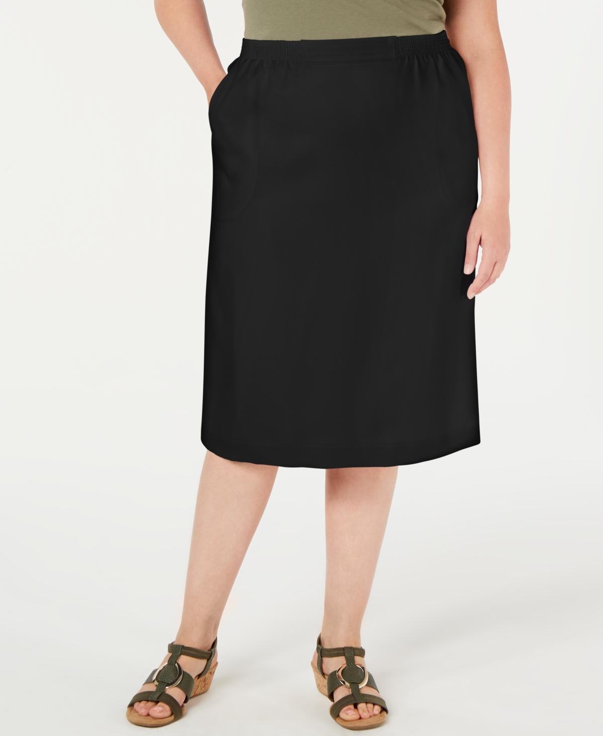 Alfred Dunner Plus Size Classics Classic Fit Skirt Product Image