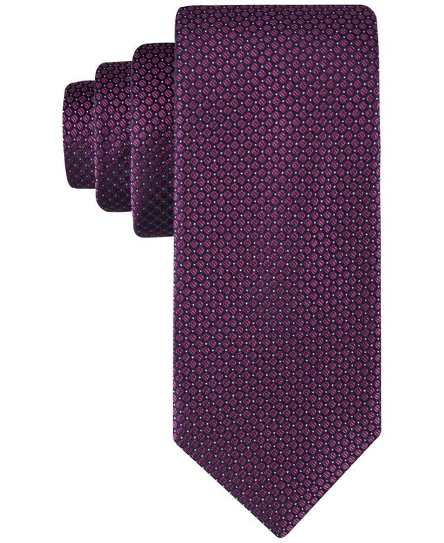 Calvin Klein Mens Steel Micro-Dot Solid Tie Product Image