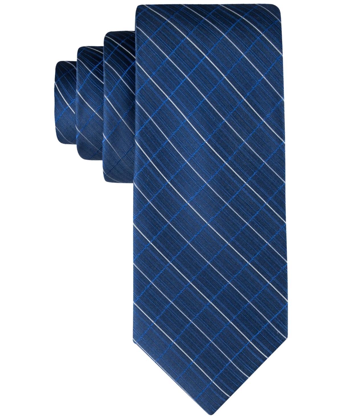 Calvin Klein Mens Etched Windowpane Tie Product Image