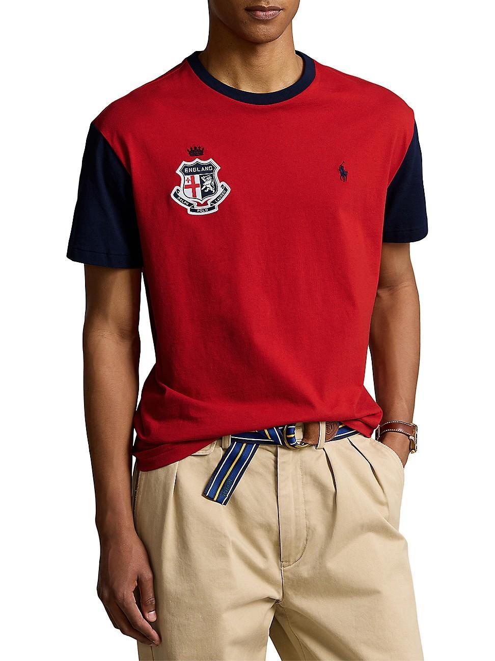 Polo Ralph Lauren Mens Classic-Fit England T-Shirt Product Image