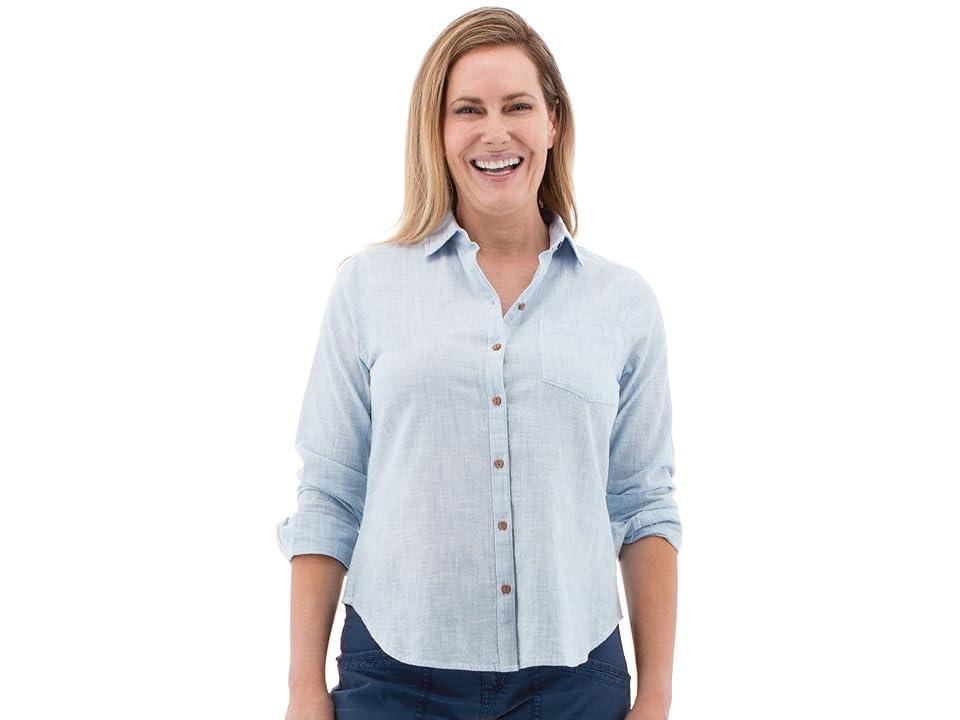 Aventura Clothing Brinkley Top (Heritage Blue) Women's Clothing Product Image