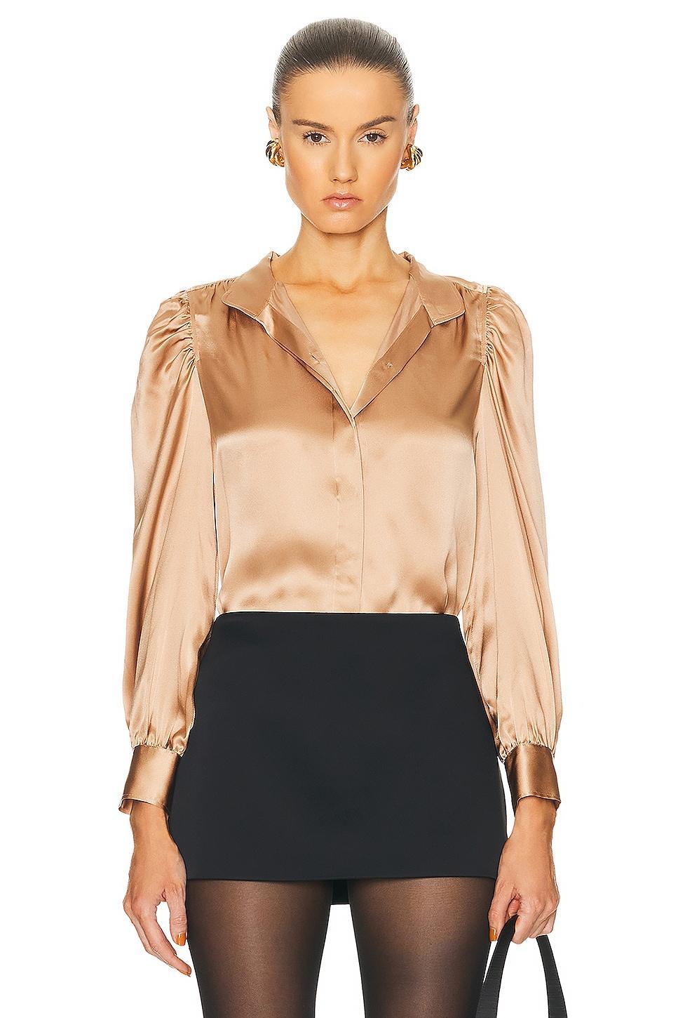 FRAME Gillian Silk Blouse Product Image