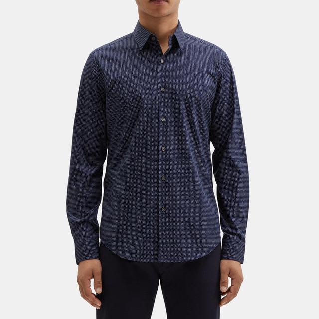 Stretch Cotton-Blend Tailored Shirt | Theory Outlet Product Image