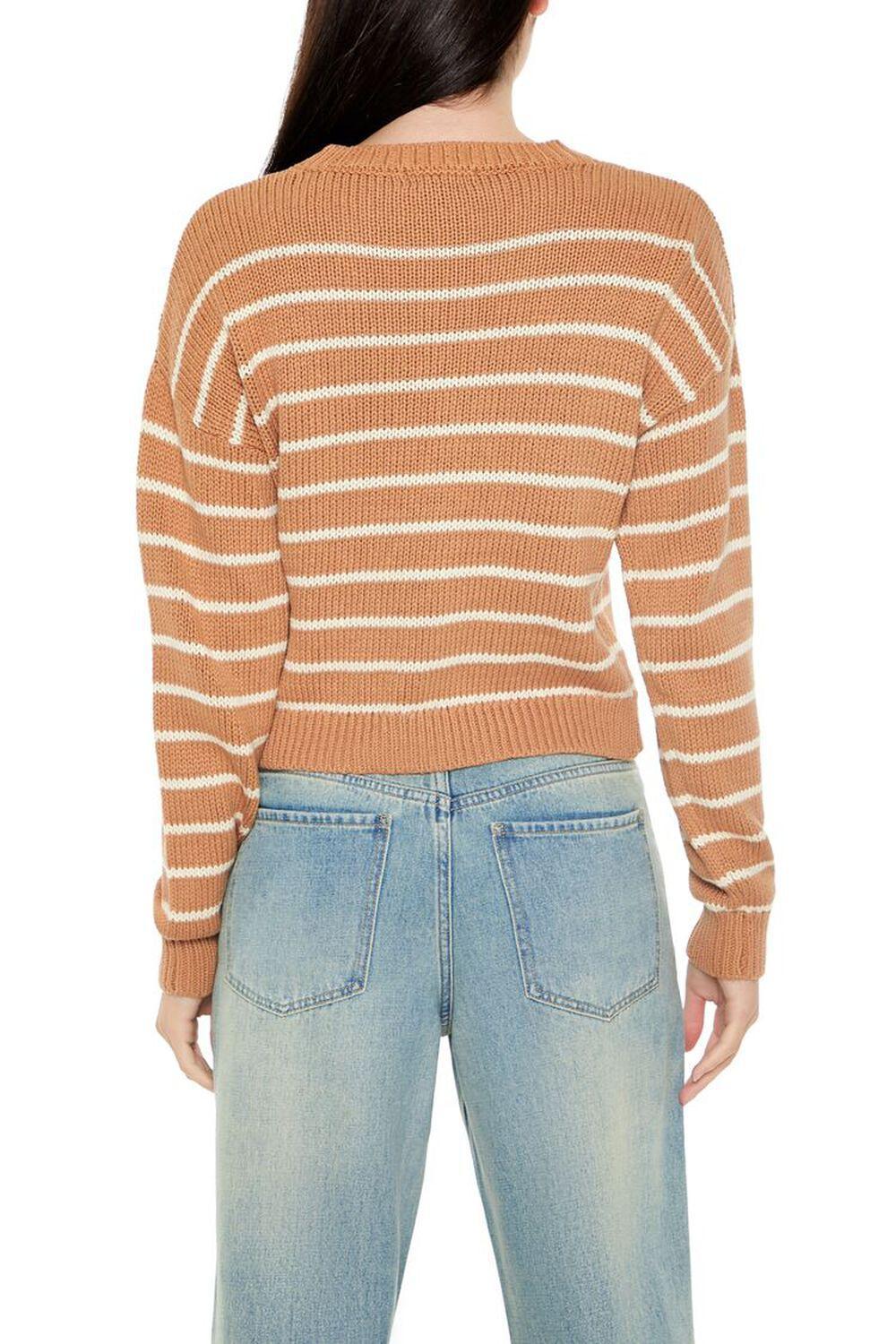 Striped Drop-Sleeve Sweater | Forever 21 Product Image