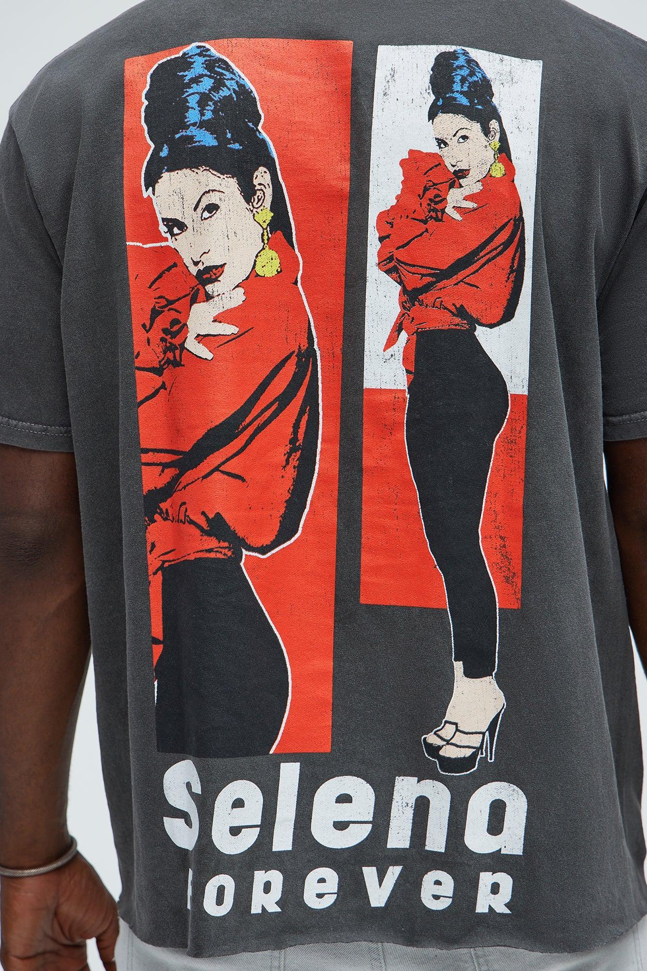 Selena Forever Oversized Short Sleeve Tee - Black Product Image