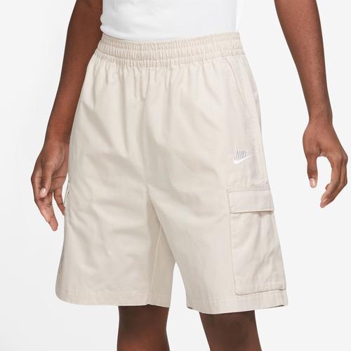 Nike Mens Nike Club Cargo Shorts - Mens White/White/Brown Product Image