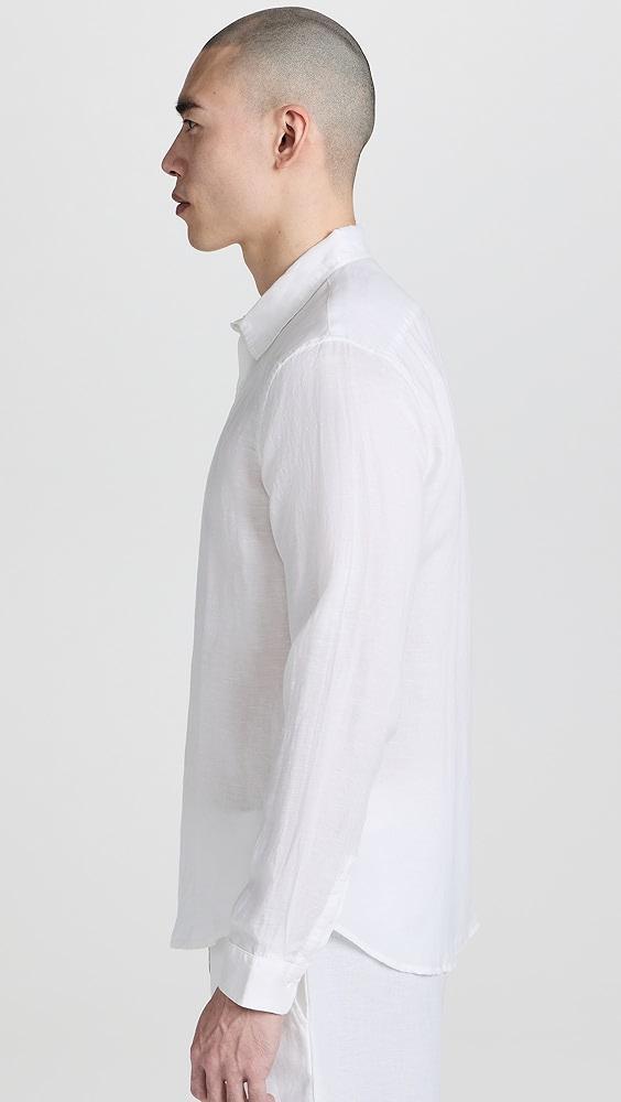 Onia Air Linen Long Sleeve Shirt | Shopbop Product Image