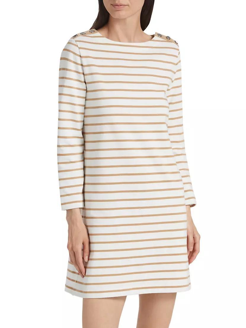 Ruta Striped Shift Minidress Product Image