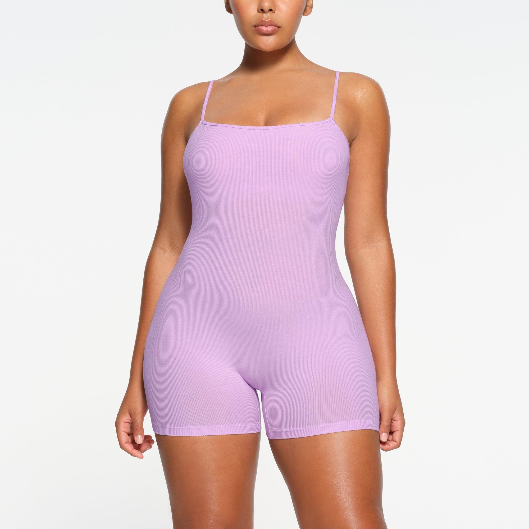 SOFT LOUNGE SCOOP ONESIE | SUGAR PLUM Product Image