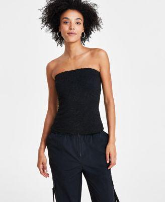 Bar Iii Womens Textured Tube Top, Created for Macys product image