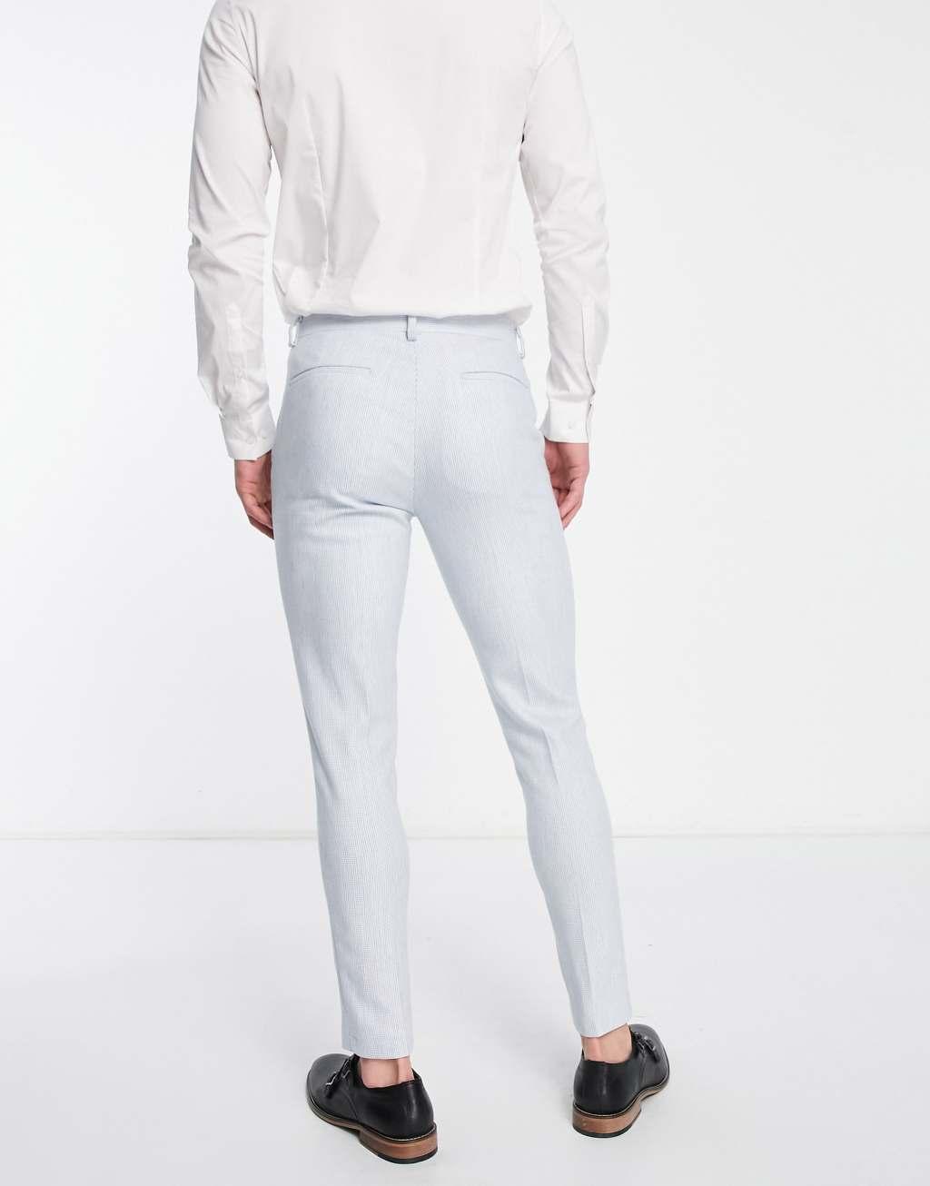 ASOS DESIGN super skinny wool mix suit pants Product Image