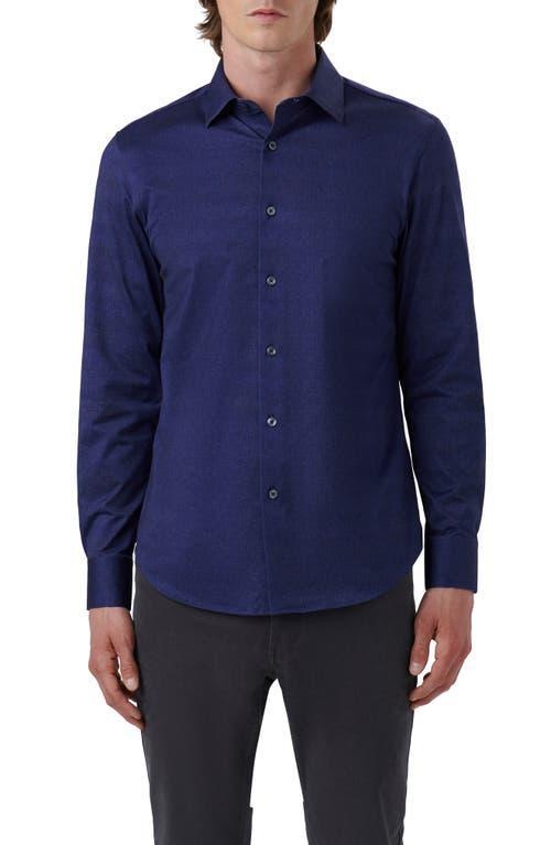 Bugatchi OoohCotton James Mlange Button-Up Shirt Product Image