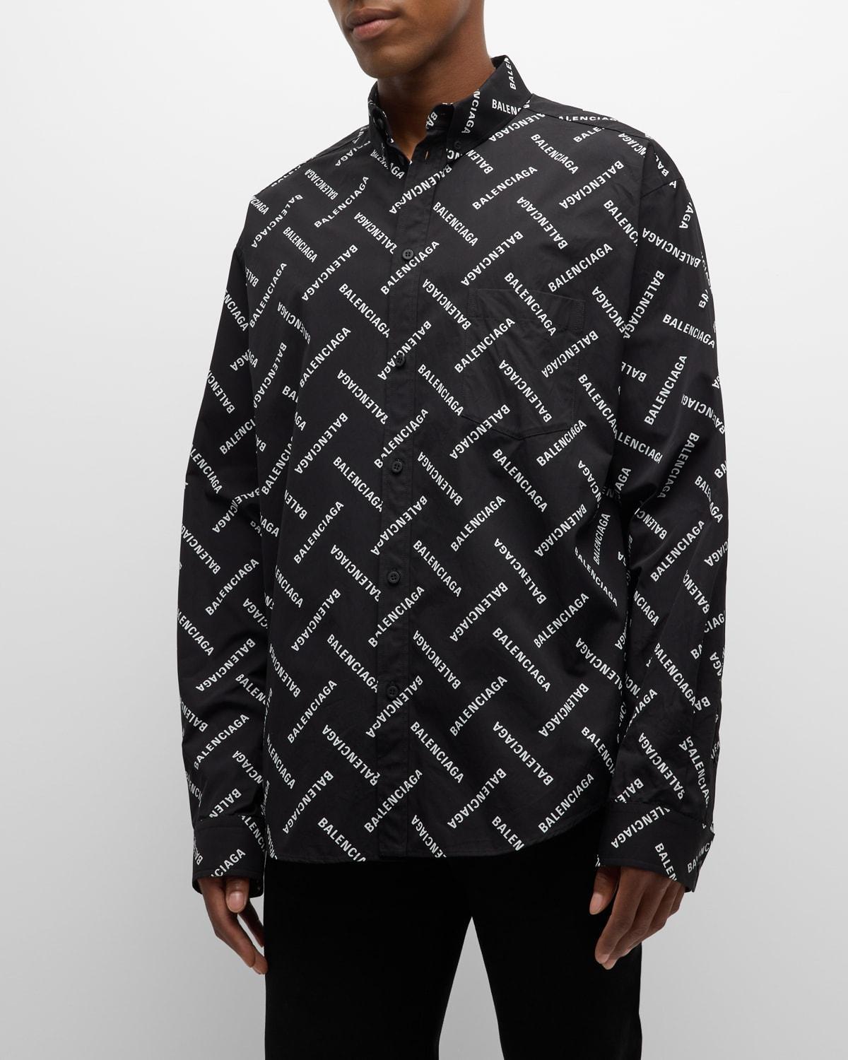 Mens Bal Diagonal Allover Shirt Product Image