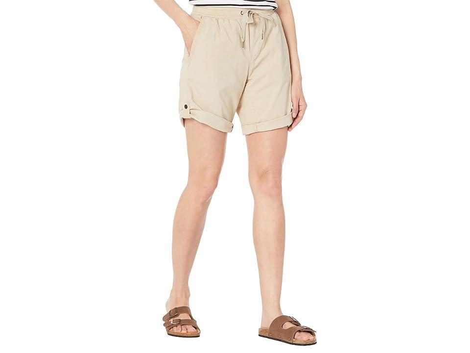 L.L.Bean Ripstop Pull-On Shorts (Sandbar) Women's Casual Pants Product Image