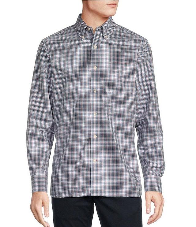 Cremieux Blue Label Classic Fit Plaid Oxford Long Sleeve Woven Shirt Product Image