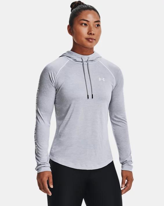 Womens UA Velocity Wordmark Hoodie Product Image