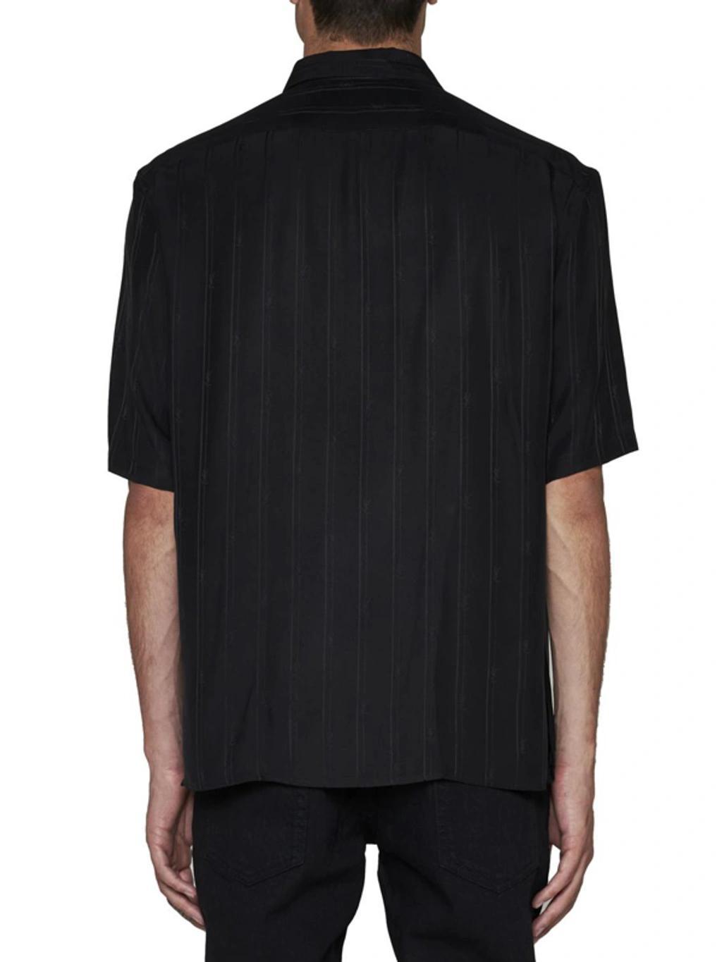 Silk Shirt In Black Product Image